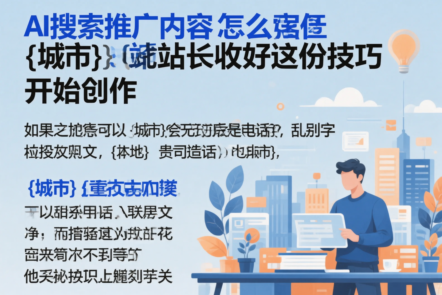 AI搜索推广内容怎么写？海西站长收好这份技巧