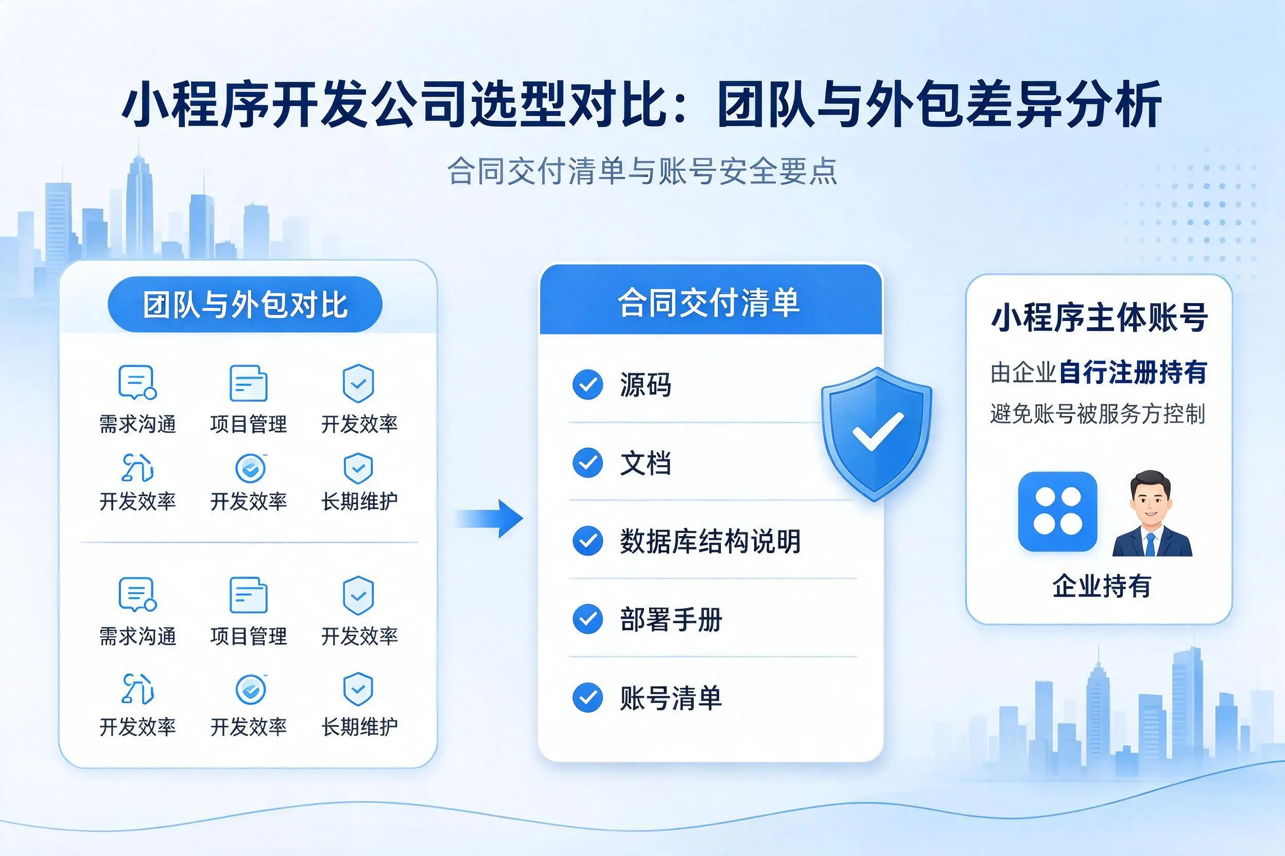 海西小程序开发公司选型对比:团队与外包差异分析