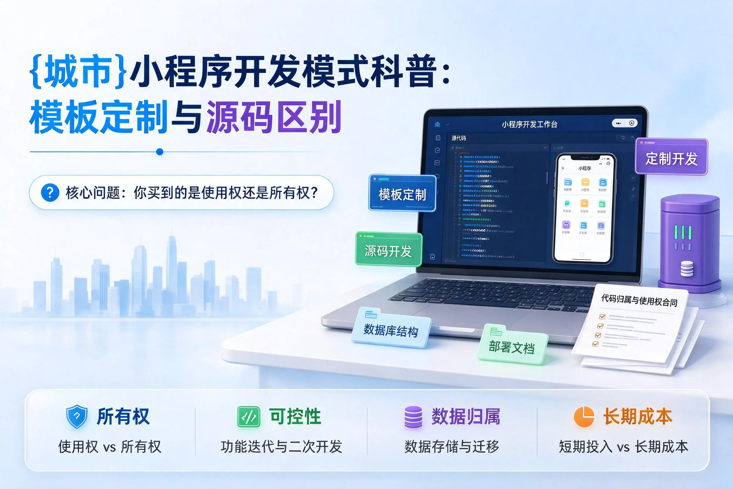 海西小程序开发模式科普：模板定制与源码区别