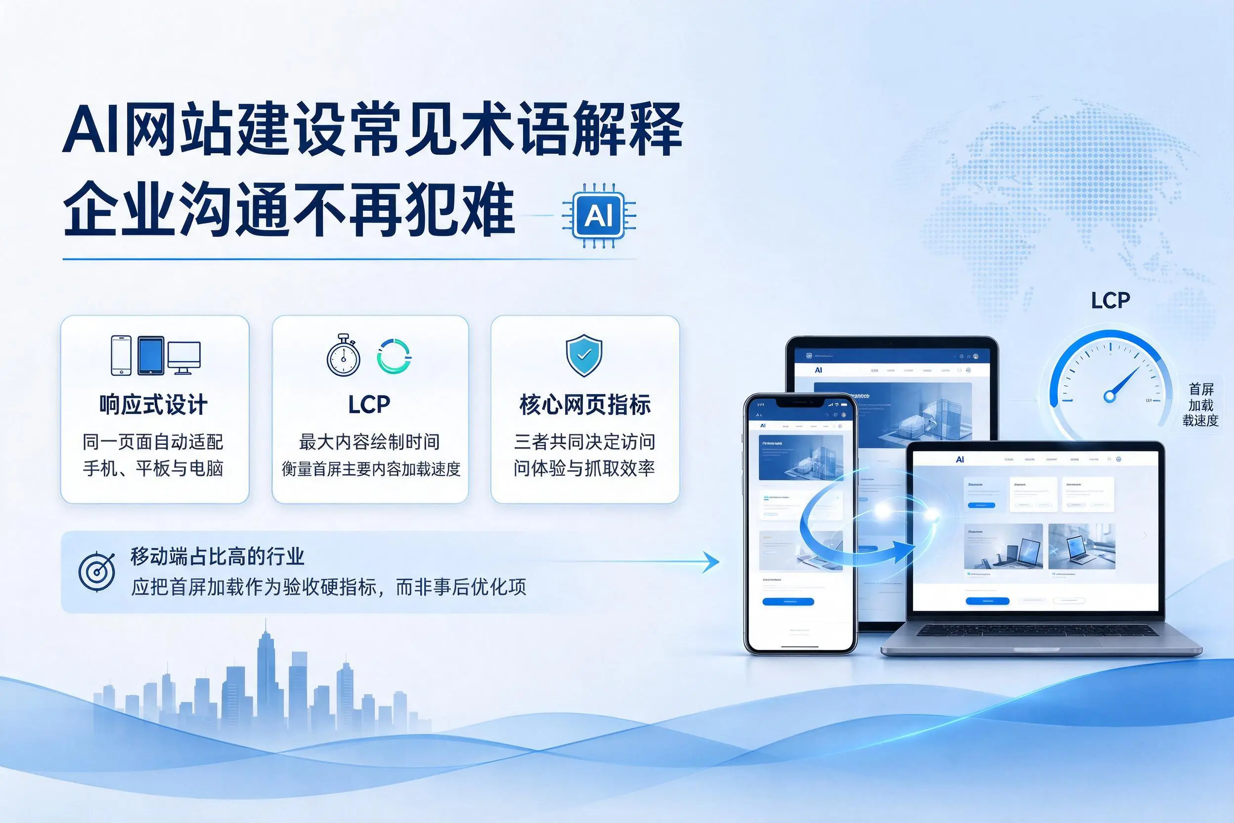 AI网站建设常见术语解释，海西企业沟通不再犯难
